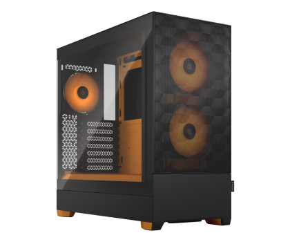 Obudowa FRACTAL DESIGN Pop Air TG Clear Tint RGB pomarańczowa FD-C-POR1A-05